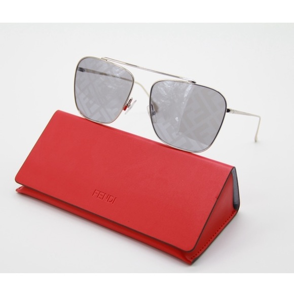 NEW FENDI FF 0406/S 2F7 GOLD GREY SUNGLASSES FENDI FF0406/S - Picture 3 of 14